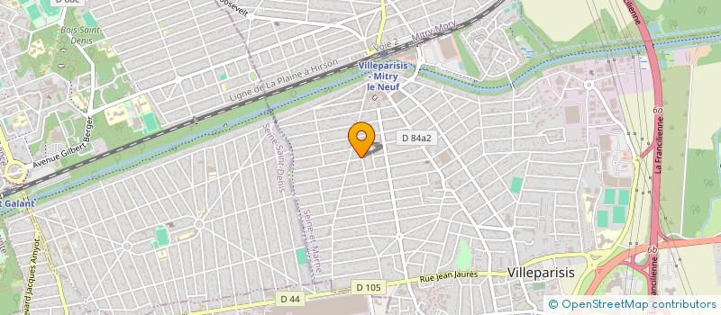 localisation de l'entreprise SAS BESLIC  VILLEPARISIS