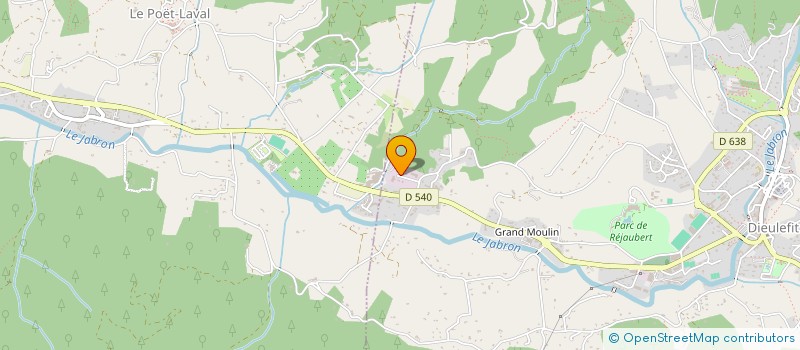 localisation de l'entreprise SAS BEST ON THE NET  DIEULEFIT