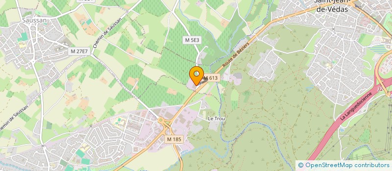 localisation de l'entreprise SAS BESUN FRUITS ET LEGUMES  SAUSSAN