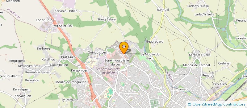 localisation de l'entreprise SAS BETA SCORPI  LANDERNEAU