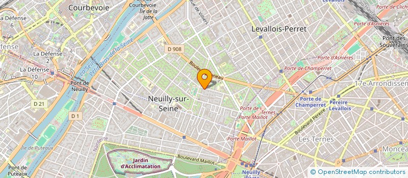 localisation de l'entreprise SAS BETHUNE HOLDING à NEUILLY-SUR-SEINE