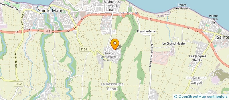 localisation de l'entreprise SAS BFA à SAINTE-MARIE