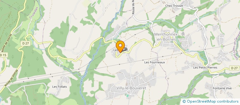 localisation de l'entreprise SAS BFB INVEST  VILLY-LE-BOUVERET