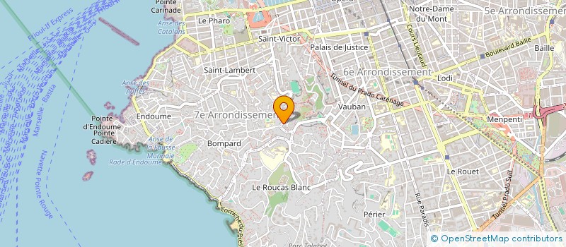 localisation de l'entreprise SAS BGT à MARSEILLE