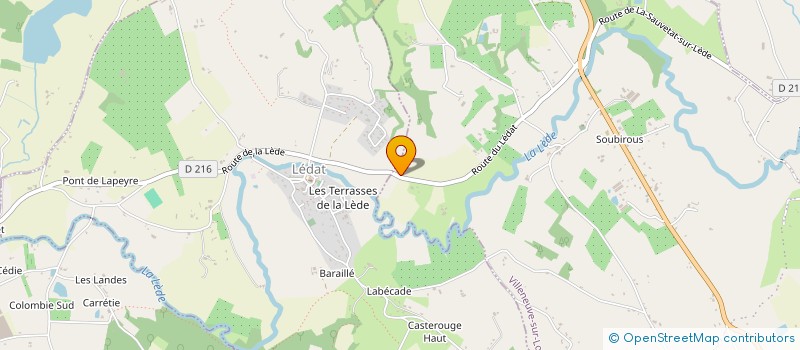 localisation de l'entreprise SAS BGX  VILLENEUVE-SUR-LOT