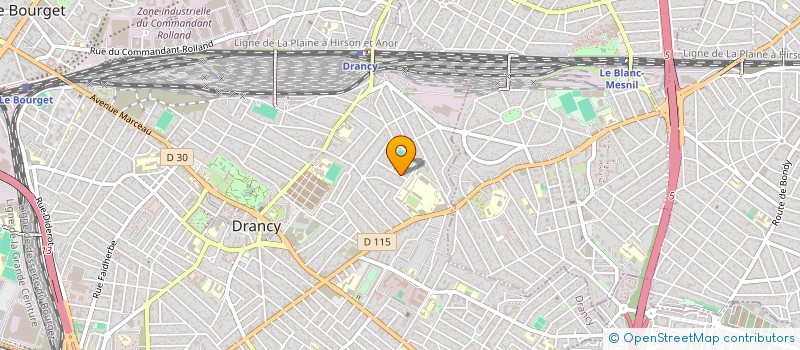 localisation de l'entreprise SAS BH TRANS à DRANCY