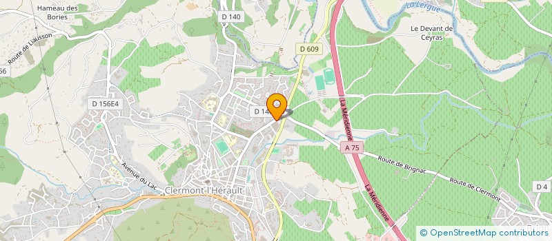 localisation de l'entreprise SAS BIDOU à CLERMONT-L'HERAULT