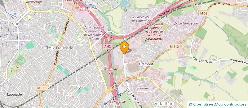 localisation de l'entreprise SAS BIEROGRAMONT à TOULOUSE