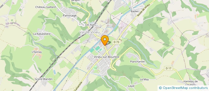localisation de l'entreprise SAS BIGALLET à VAL-DE-VIRIEU