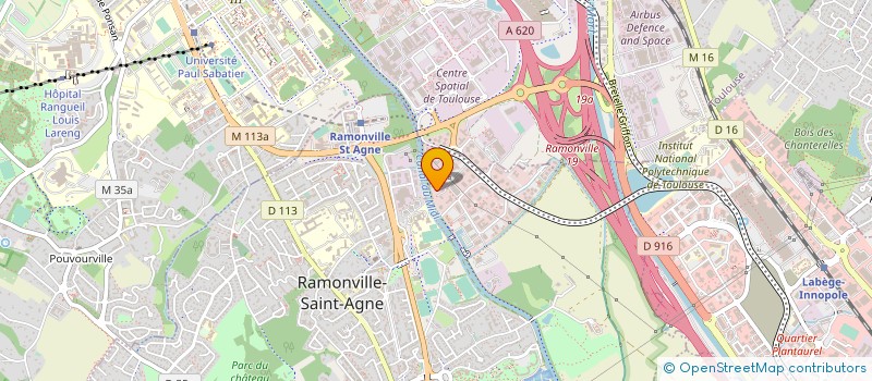 localisation de l'entreprise SAS BIOVA à RAMONVILLE-SAINT-AGNE