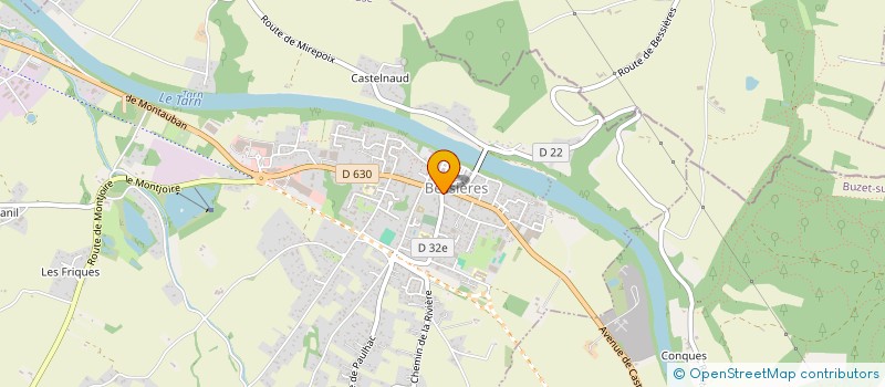localisation de l'entreprise SAS BISETTE  BESSIERES
