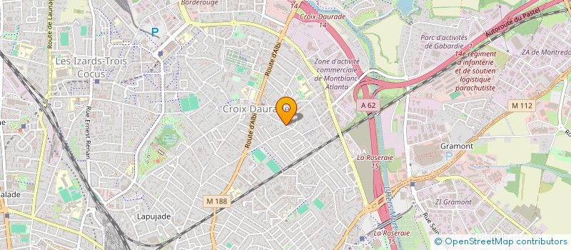 localisation de l'entreprise SAS BJ INVEST  BALMA