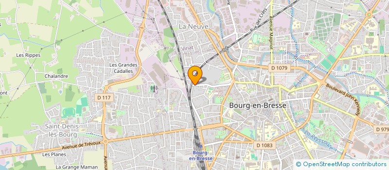 localisation de l'entreprise SAS BK VIRIAT  BOURG-EN-BRESSE