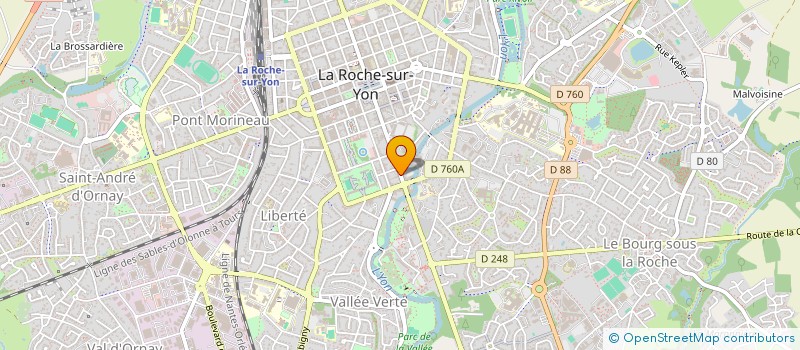 localisation de l'entreprise SAS BKFONTENAYLECOMTE  LA ROCHE-SUR-YON