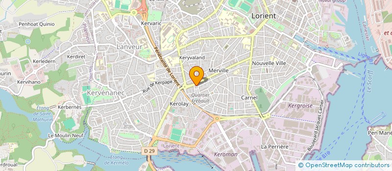 localisation de l'entreprise SAS BKSS 56  LORIENT