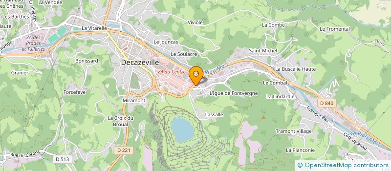 localisation de l'entreprise SAS BLACK-PEARL à DECAZEVILLE