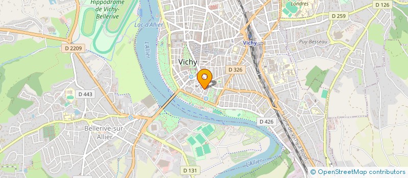 localisation de l'entreprise SAS BLAISE VICHY SEJOUR  VICHY