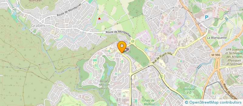 localisation de l'entreprise SAS BLANC  GRABELS