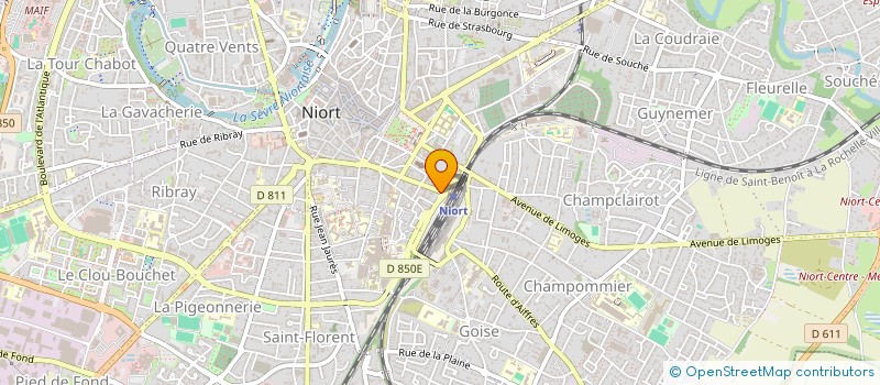 localisation de l'entreprise SAS BLANCA à NIORT
