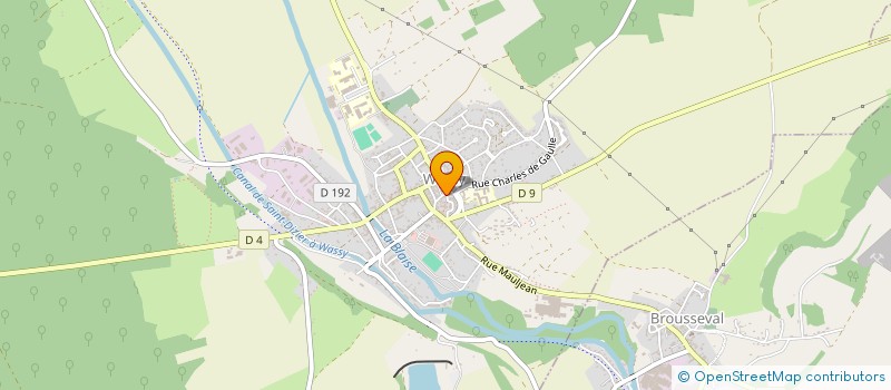 localisation de l'entreprise SAS BLANCHARD à WASSY