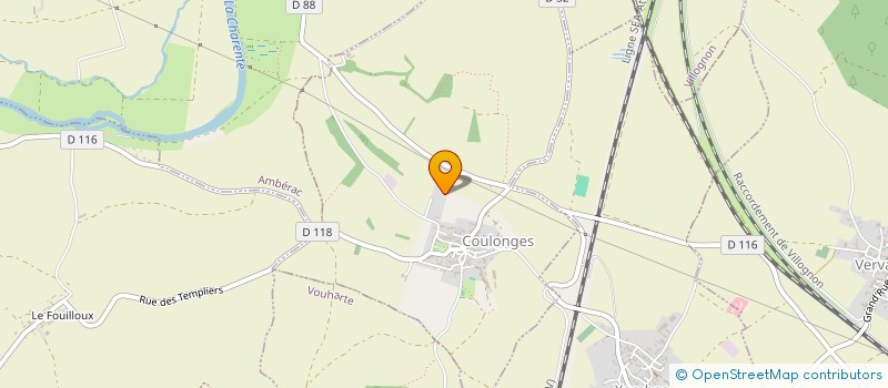 localisation de l'entreprise SAS BLANCHON à COULONGES