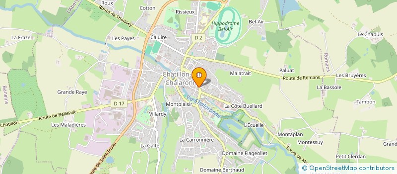 localisation de l'entreprise SAS BLEU HORIZON à CHATILLON-SUR-CHALARONNE
