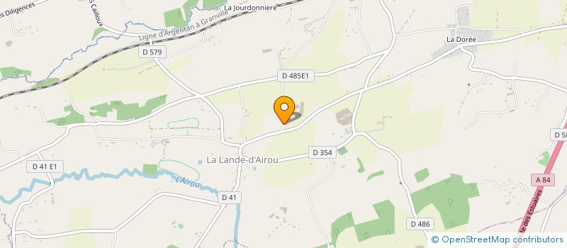 localisation de l'entreprise SAS BLIN  LA LANDE-D'AIROU