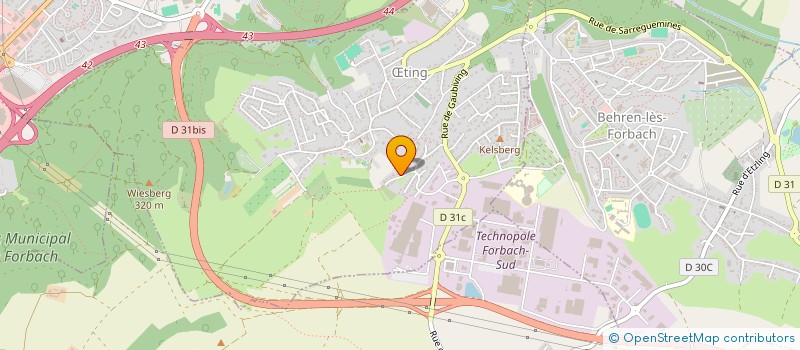 localisation de l'entreprise SAS BLPC  TING