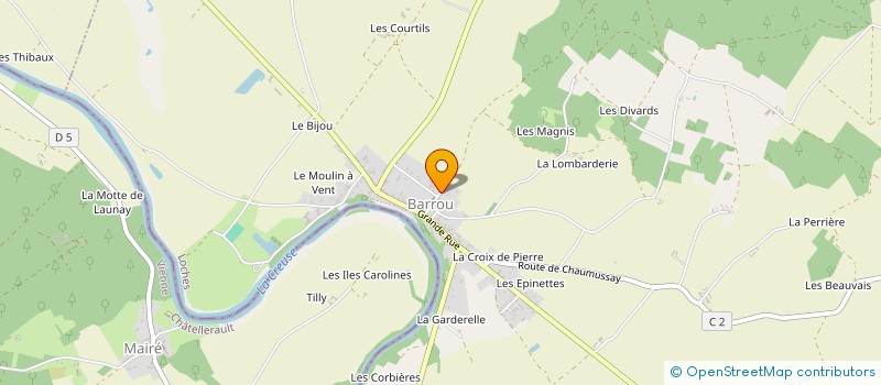 localisation de l'entreprise SAS BLUTEAU à BARROU