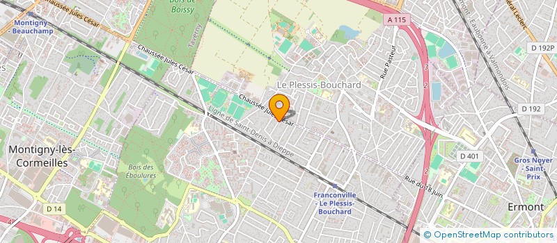 localisation de l'entreprise SAS BM  FRANCONVILLE