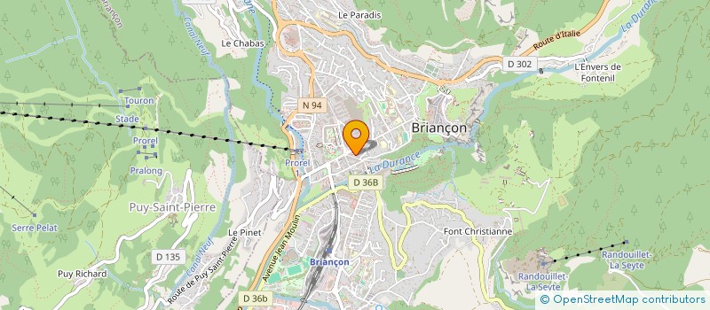 localisation de l'entreprise SAS BMS à BRIANCON