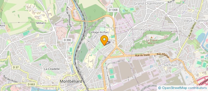localisation de l'entreprise SAS BODA IMPORT EXPORT  MONTBELIARD