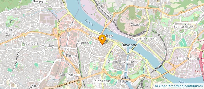 localisation de l'entreprise SAS BODHI à BAYONNE