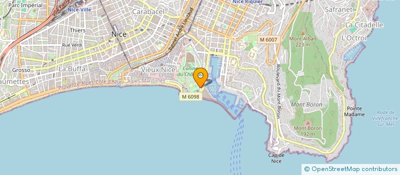 localisation de l'entreprise SAS BOMAX  NICE