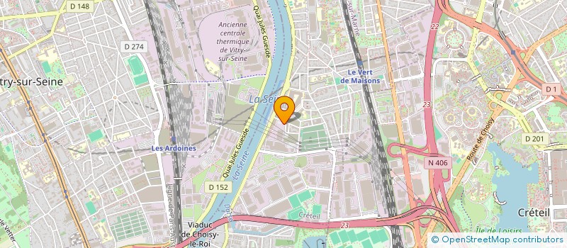 localisation de l'entreprise SAS BOMI  ALFORTVILLE