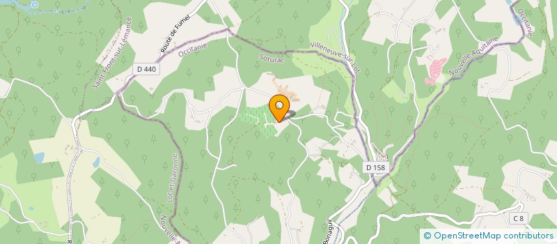 localisation de l'entreprise SAS BONAGUIL  SOTURAC