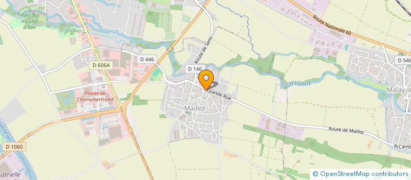 localisation de l'entreprise SAS BONALDI ROY  MAILLOT