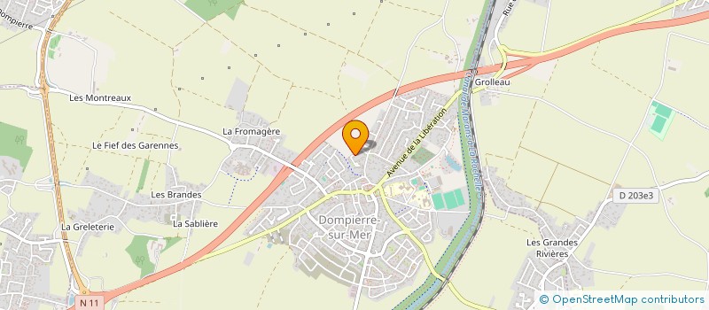 localisation de l'entreprise SAS BONAZZO  DOMPIERRE-SUR-MER