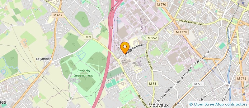 localisation de l'entreprise SAS BONDUWE  BONDUES