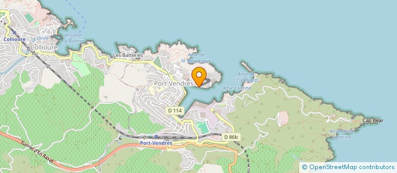 localisation de l'entreprise SAS BONNIN à PORT-VENDRES