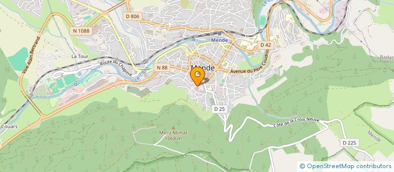 localisation de l'entreprise SAS BOOSTERS 48  MENDE