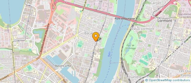 localisation de l'entreprise SAS BORDEAUX GODARD I  BORDEAUX