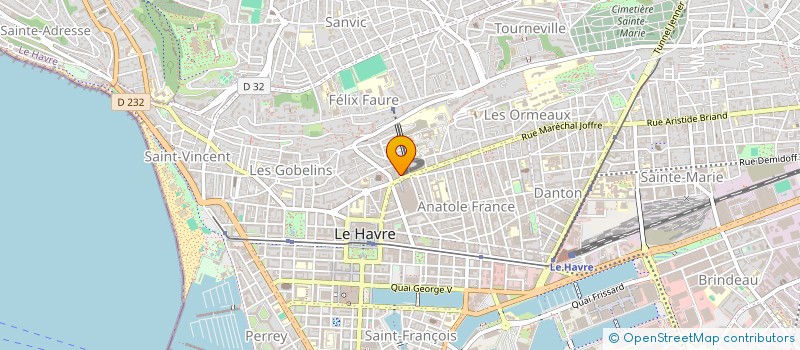localisation de l'entreprise SAS BORZ à LE HAVRE