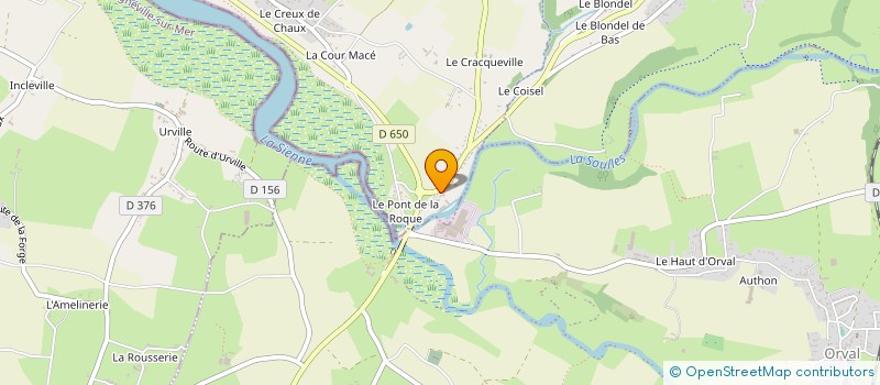 localisation de l'entreprise SAS  BOSCHE  HEUGUEVILLE-SUR-SIENNE