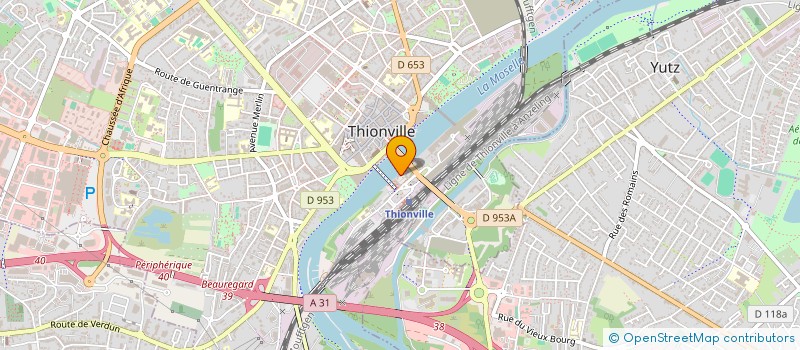 localisation de l'entreprise SAS BOSQUET  THIONVILLE