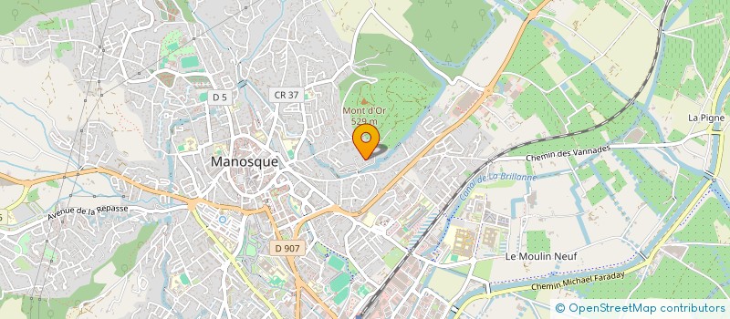 localisation de l'entreprise SAS BOUBA PISCINE  MANOSQUE