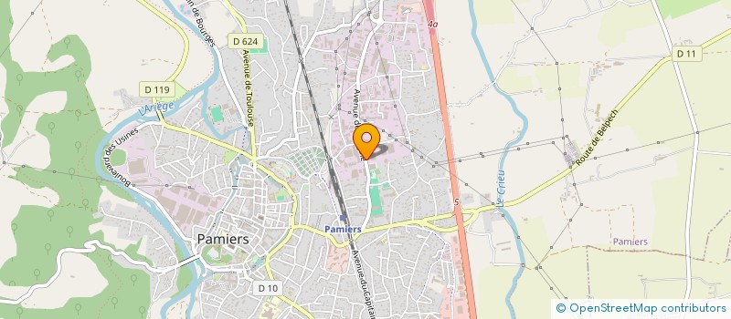 localisation de l'entreprise SAS BOUCHER à PAMIERS