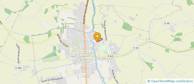 localisation de l'entreprise SAS BOUCHER ET FILS  SAINT-SULPICE-SUR-LEZE