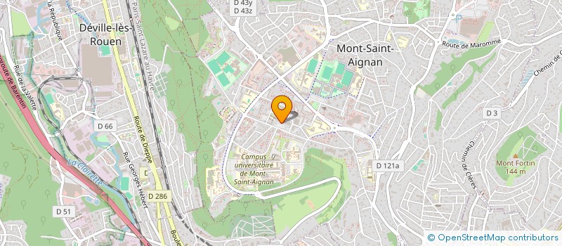 localisation de l'entreprise SAS BOUCHERIE COLBERT - MAISON GREAUME à MONT-SAINT-AIGNAN