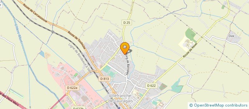 localisation de l'entreprise SAS BOUCHERIE LAURENT à VILLEFRANCHE-DE-LAURAGAIS